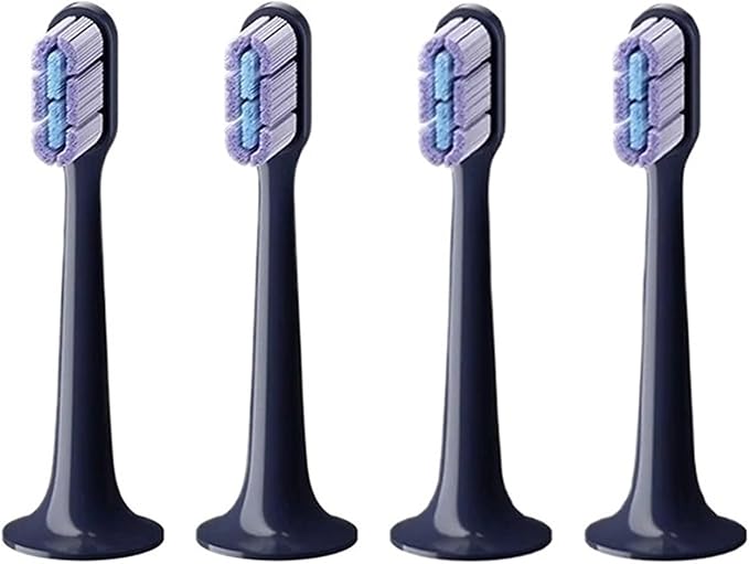 Compatibility for Mijia Sonic Electric Toothbrush T700 Head Universal Teethbrush Replacement Heads(4 Heads)