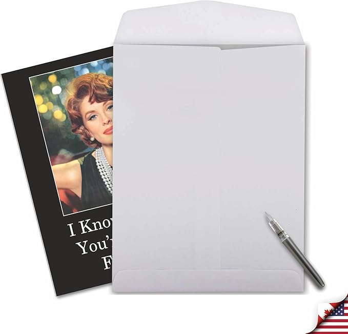 NobleWorks Jumbo Funny Birthday Paper Card 8.5 x 11 Inch with Envelope (1 Pack) Large Jumbo Bday F'ing Fab J0860