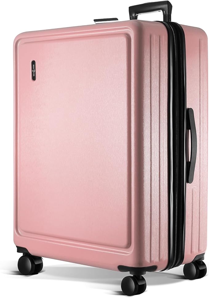 TRAVELARIM 28 Inch Luggage with Spinner Wheels, Hard Shell Suitcase with TSA Locks for Luggage, Travel Large Suitcase, Expandable Hard Shell Suitcases, Pink