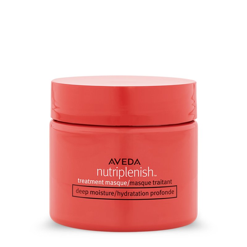 Aveda Nutriplenish Treatment Masque Deep Moisture | Intense Deep Conditioning Masque for Dry, Brittle Hair | Organic Pomegranate Oil, Coconut Oil, Mango Butter | 96% Naturally Derived*, 0.85 Fl Oz