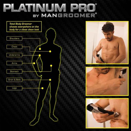 MANGROOMER $20 Body Groomer Bundle Offer - Essential Back Shaver, get a Platinum PRO Body Groomer for only $20 Extra