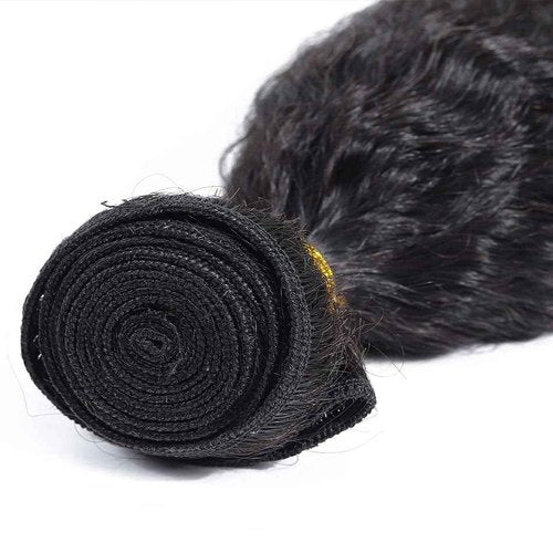 Habiliana Human Hair Bundles 20 22 24 Inch Natural Black Yaki Wave Bundles Human Hair 100% Unprocessed Soft Sewn In with Double Drown Weft for Black Women