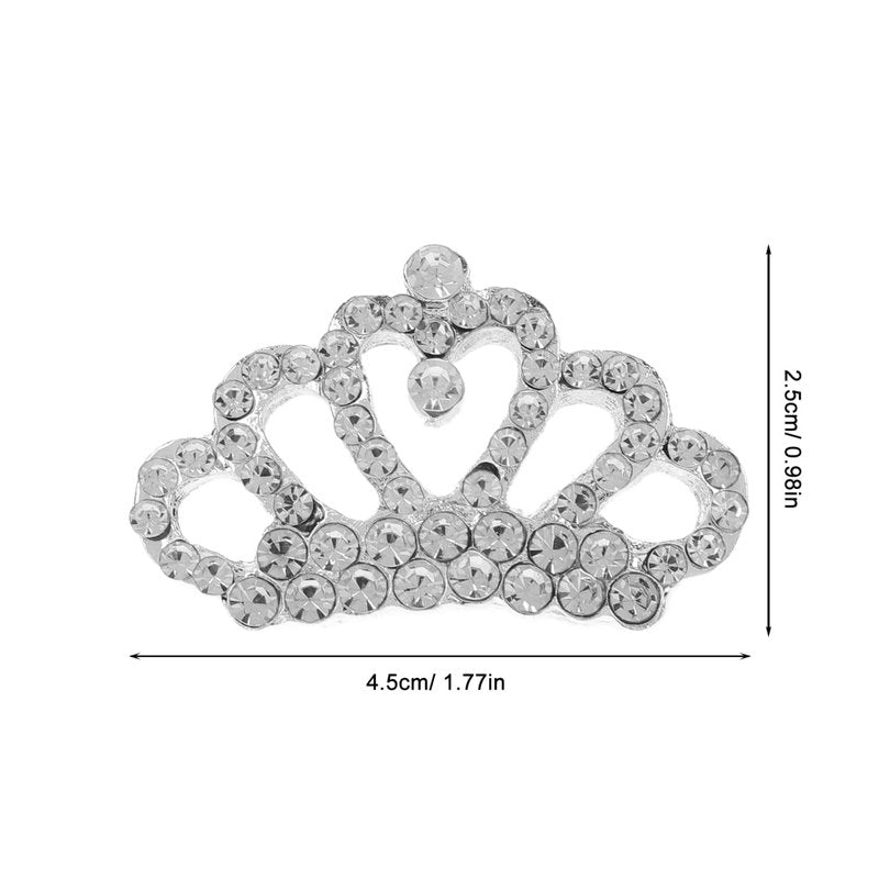BIUDECO Hair Clips for Rhinestone Hair Accessories, 48 Pcs Girls Barrettes for Girls, Little Girl Tiaras for Women Crown, Fashionable and Cute Comb