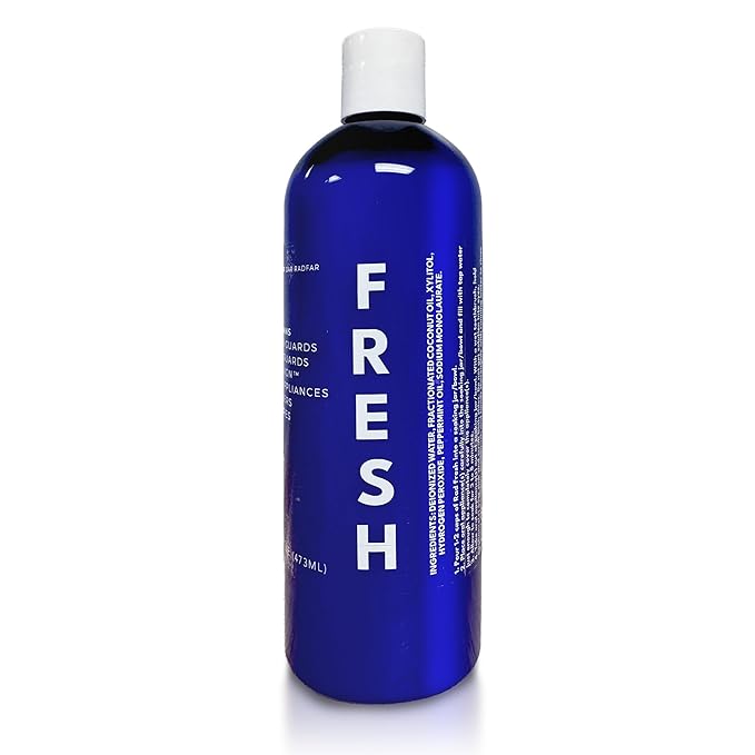 RAD FRESH - Natural Mouth Guard Cleaner with Food-Grade Hydrogen Peroxide, Easy-to-Use, No-Rinse-Formula Retainers Cleaner for All Oral Devices Like Aligners, Dentures & More, 1 Pack, 1 oz