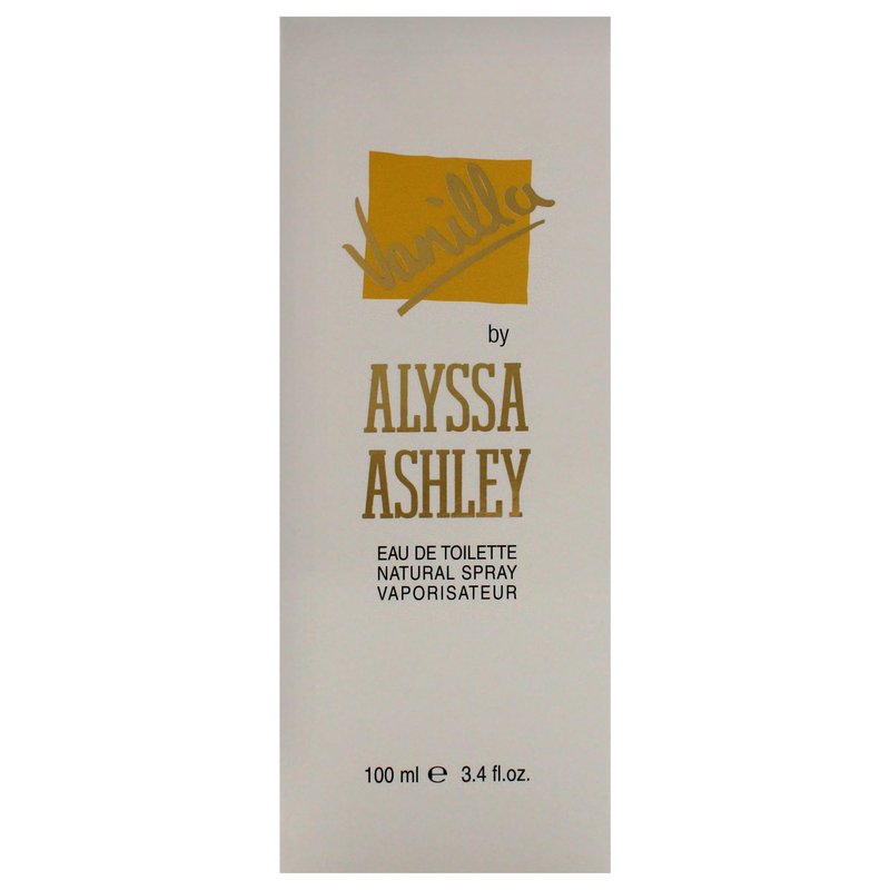 Alyssa Ashley Vanilla - Perfumes for Women and Cologne for Men - Vanilla Fragrance with White Flowers and White Rose Petals - 3.4 oz EDT Spray