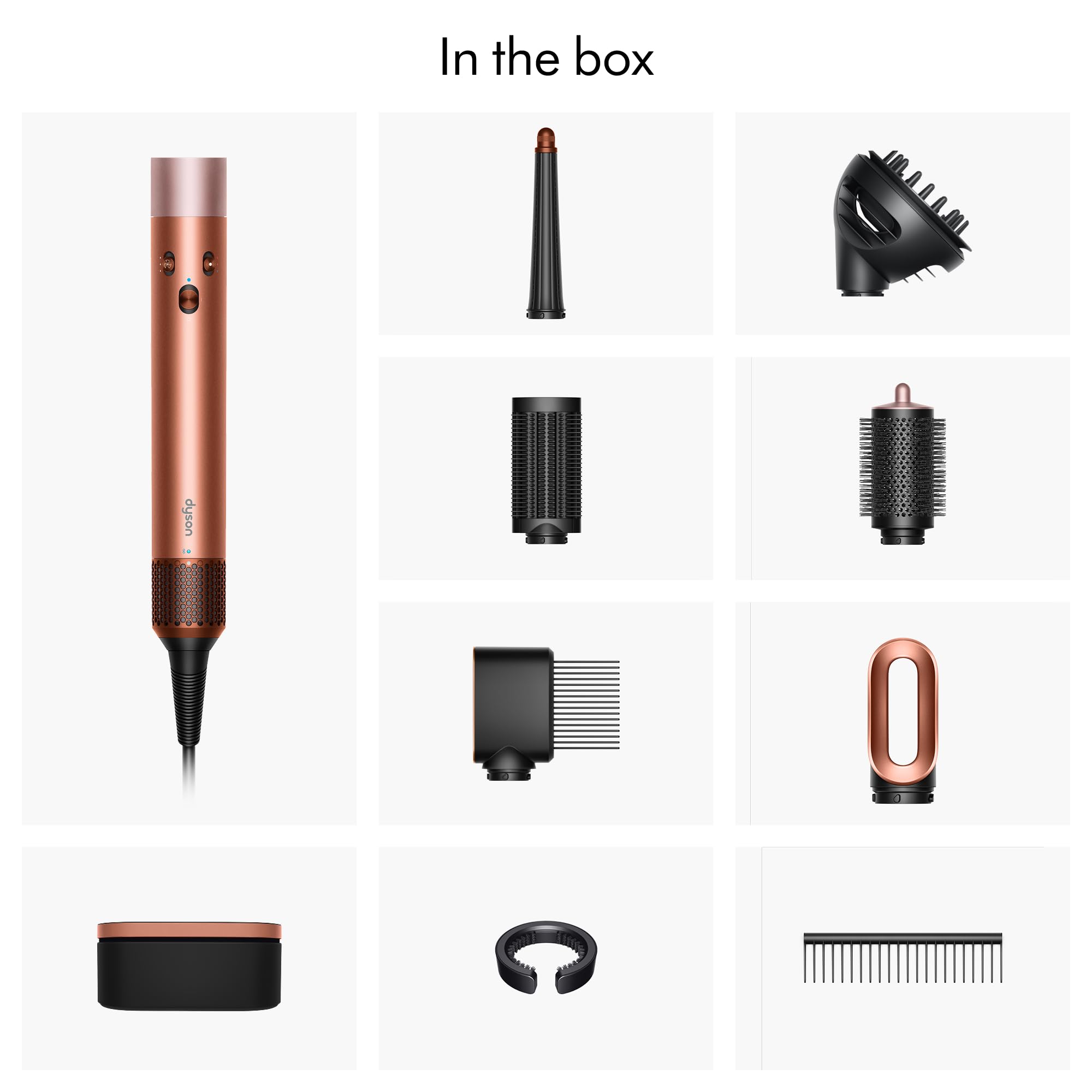 Dyson Airwrap i.d. Multi-Styler, Allure Winner, Bluetooth Connected, No Heat Damage, 6-in-1 Versatility, Intelligent Hair Styler