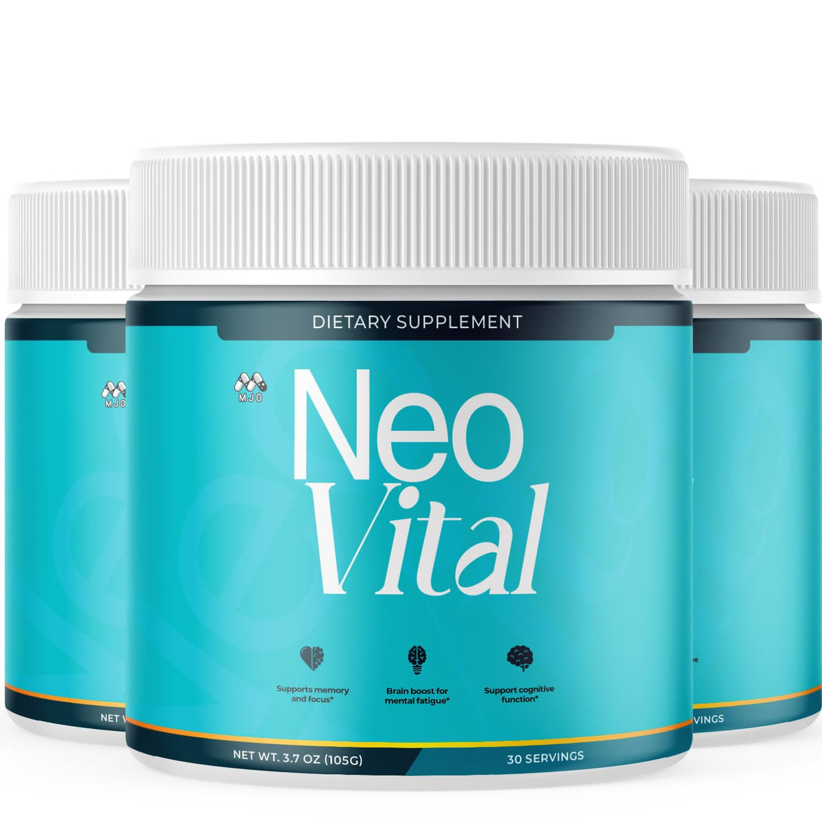 (3 Pack) Neo Vital Powder, Official NeoVital Powder Mixture with All Natural Ingredients, Neo Vital Advanced Formula Health & Overall Wellness Support with Maximum Strength Multivitamin (90 Servings)