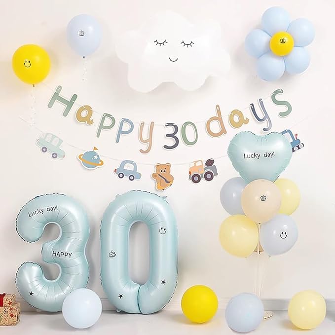 40 Inch Matte Blue 7 Number Balloons Light Blue Number 7 Foil Balloon Mylar Helium Balloon for Birthday Party Decoration Wedding Anniversary Supplies (Number 7)