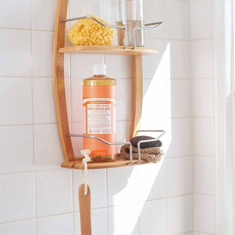 Dr. Bronner's Pure-Castile Liquid Soap – Tea Tree Bundle. 32 oz. Bottle and 2 oz. Travel Bottle