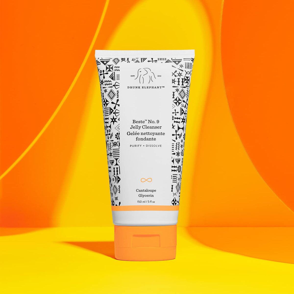 Drunk Elephant Hit It Off Face Wash and Facial Moisturizer Set Beste No. 9 Jelly Cleanser (150 mL / 5 Fl Oz) and Lala Retro Whipped Cream (50 mL / 1.69 Fl Oz)