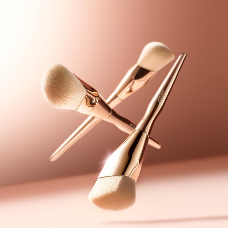 ICONIC LONDON Complexion Brush | Flawless Finish, Seamless Blending For Liquid and Cream Products