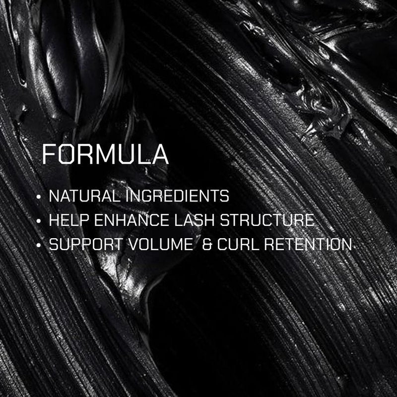 Radiant Professional Lengthening Mascara with brush – Smudge-Proof Curl Mascara Volume and Length for Sensitive Eyes, Cruelty Free, Ideal for Mature & Young Women, 0.43 oz (01 Black)