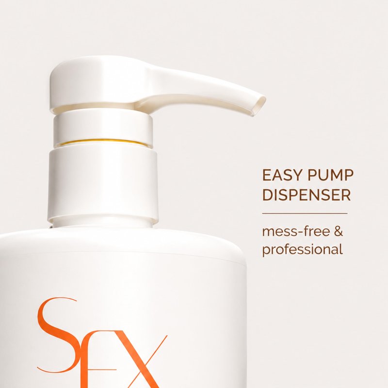 SunFX ProBlend Barrier Cream – DHA Blocker for Flawless Spray Tans, 33.8 fl oz | Prevents Streaks, Protects Dry Areas, Ensures Even, Long-Lasting Self-Tan Application