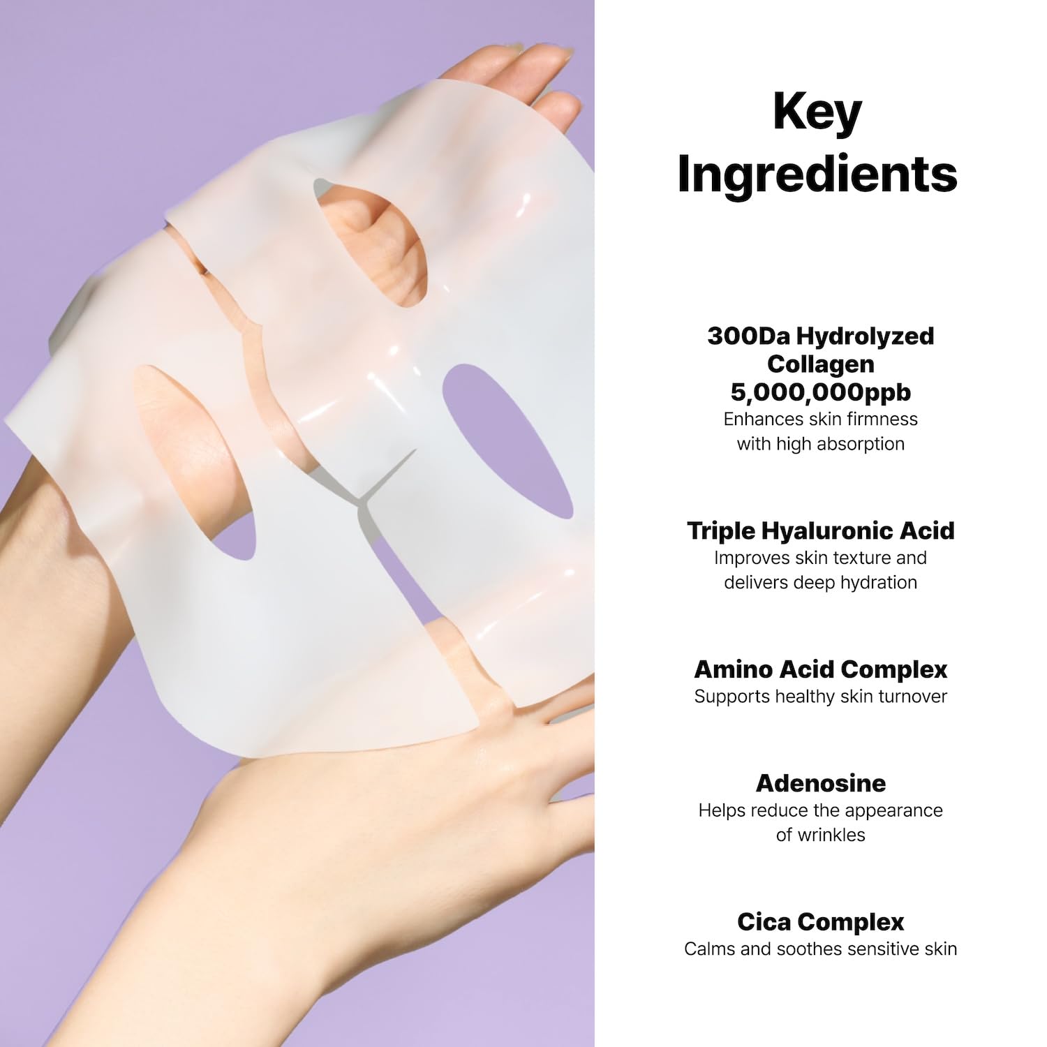 SKINEGO Pharmeus Super Glow Deep Collagen Hydrogel Mask 1.48 oz × 4 Sheets, 5,000,000ppb Hydrolyzed Collagen, Elasticity, Wrinkle Care & Radiance, Overnight K-Beauty Mask (4 Count (Pack of 1))