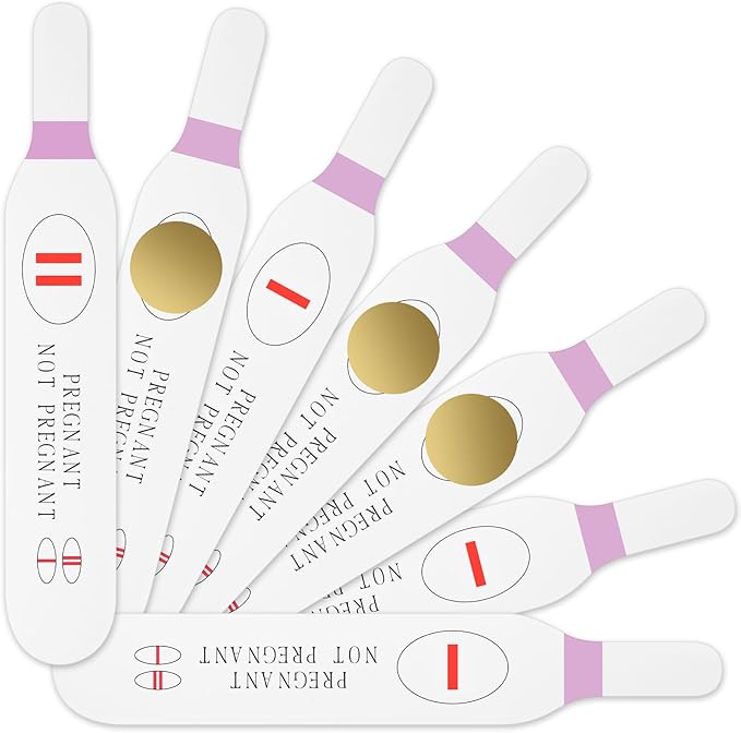 40 Pcs Pink Scratch off Pregnancy Test Kit Baby Shower Games Baby Shower Games Baby Shower Scratch off Game for Girl