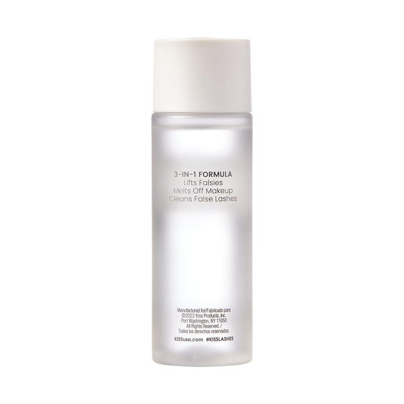 KISS Lash Purify Eye Makeup Remover & False Eyelash Cleanser/Conditioner, Gentle 3-in-1 Formula Removes Lash Glue & Waterproof Makeup, Net Wt. 50 ml (1.69 US fl. oz.) (Pack of 2)