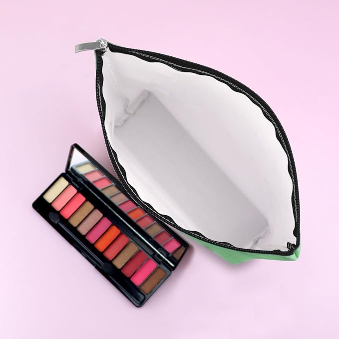Mxrymvu Beach Gifts for Women Friends Makeup Bag Beach Lover Gifts Funny Vacation Themed Cosmetic Bag for Women Besties Birthday Christmas Graduation Present Travel Pouch（Green）