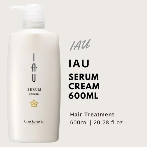 Lebel IAU Serum Cleansing Cream Hair Treatment - 600ml