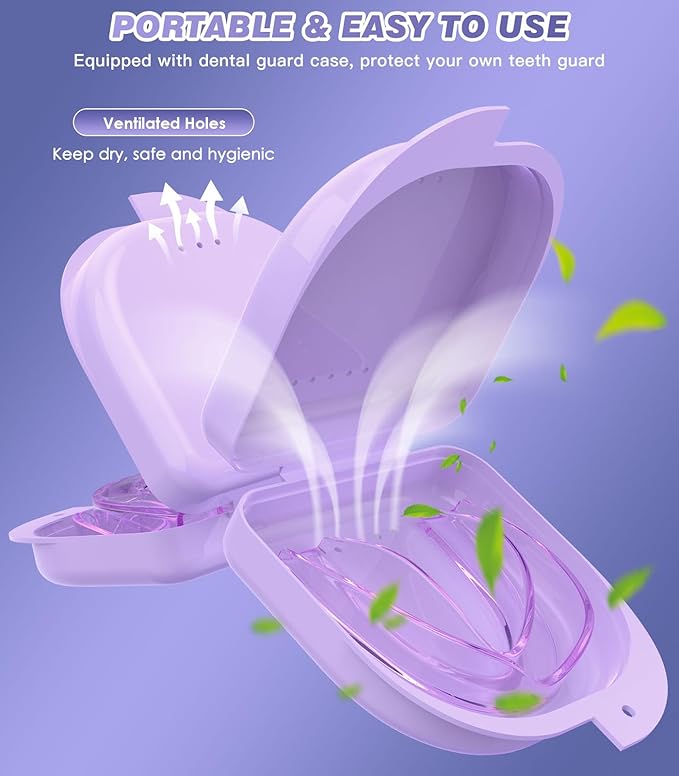 Litlcutie Mouth Guard for Women,2 Sizes (4 Pack) Mouth Guard for Grinding Teeth at Night,Night Guards for Sleeping