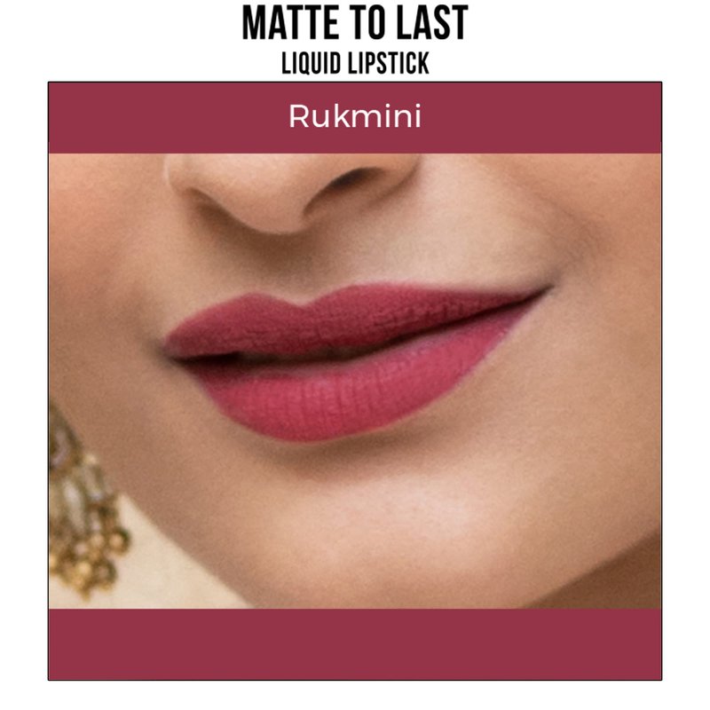 Nykaa Matte To Last ! Liquid Lipstick - Rukmini 22 (5ml)