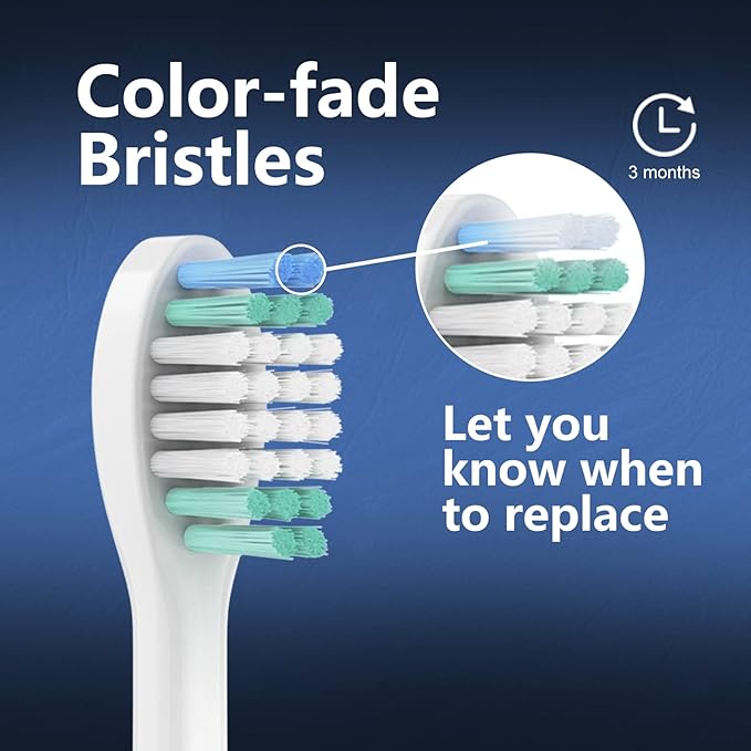 Replacement Toothbrush Heads Compatible with AquaSonic Black Series, Vibe Series, Black Series Pro,and for Duo Series Pro Electric Toothbrush White, Pack of 5