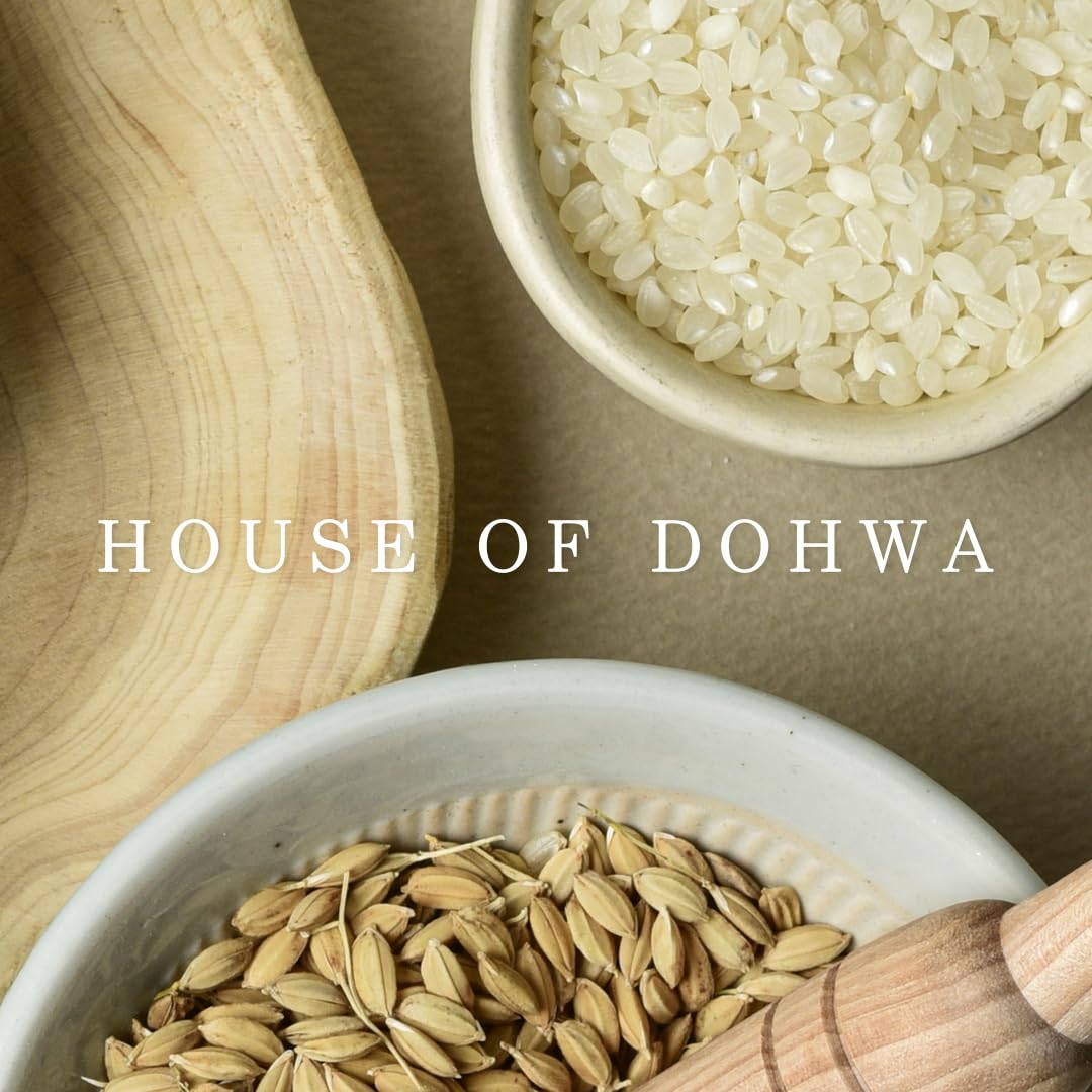 House of Dohwa Rice Bran Powder Wash | Gentle Exfoliating Face Wash for Sensitive Skin | Vegan Enzyme Face Scrubber & Exfoliator for Sebum Control – Product of Korea | 60 g (2.1 oz)