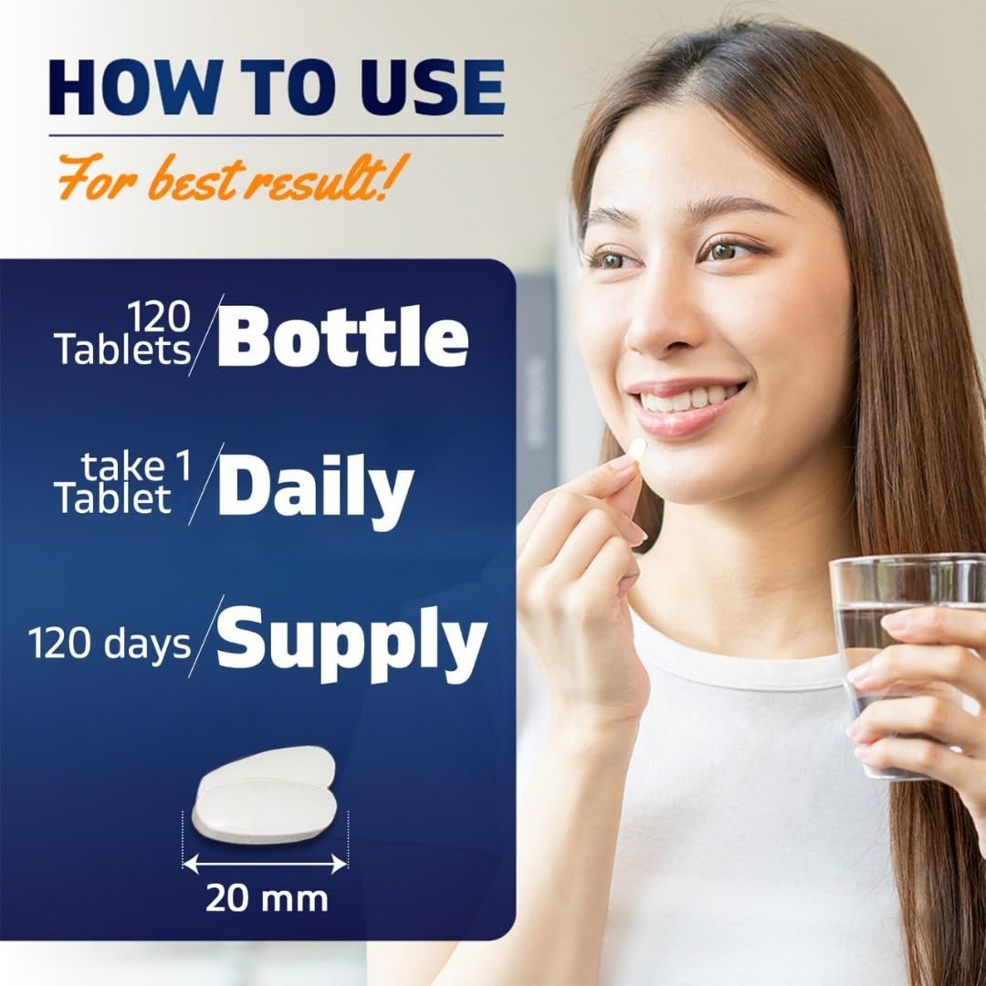 Vitamatic TMG Supplements 1000mg - Trimethylglycine - Betaine Anhydrous - 120 Tablets - 120 Servings - Non-GMO & Gluten Free (3 Bottles)