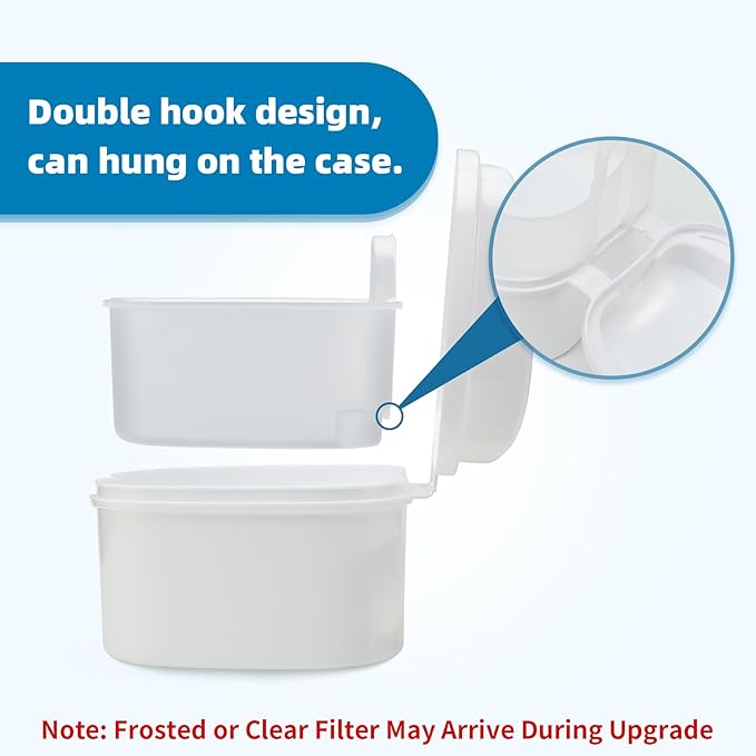 Annhua Dental Orthodontic Retainer Case Cleaning, Denture Cup Holder Case Travel, Denture Retainer Bath Box Storage Soaking Box
