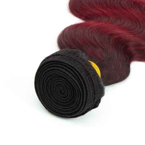 24 24 24 Inch #99J Body Wave Human Hair Bundles Red Brazilian Remy Hair Weave For Women Burgundy Hair Bundles Grade 8A Unprocessed Virgin Hair Extensions 99J Hair 3 Bundles