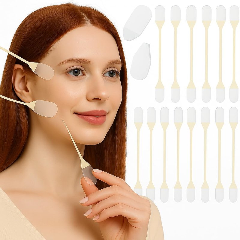 LiteVibe 40Pcs Facelift Tape for Face Invisible Face Tape Lifting invisible for Sagging Skin