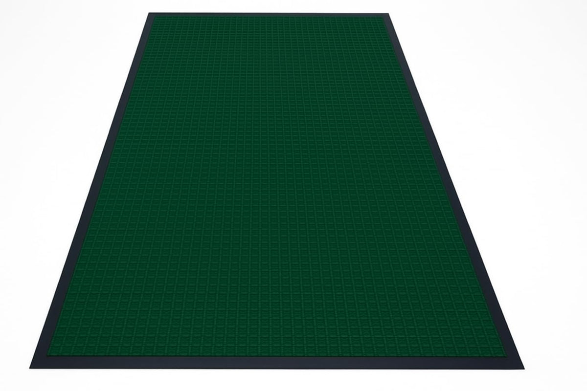 Guardian WaterGuard Indoor/Outdoor Wiper Scraper Floor Mat, Rubber/Nylon, 6'x8', Green