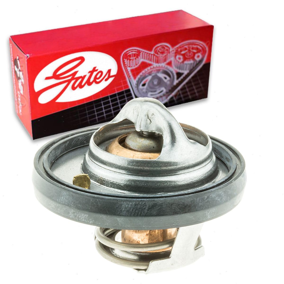 Gates Engine Coolant Thermostat compatible with Jeep Wrangler 3.8L V6 2007-2011