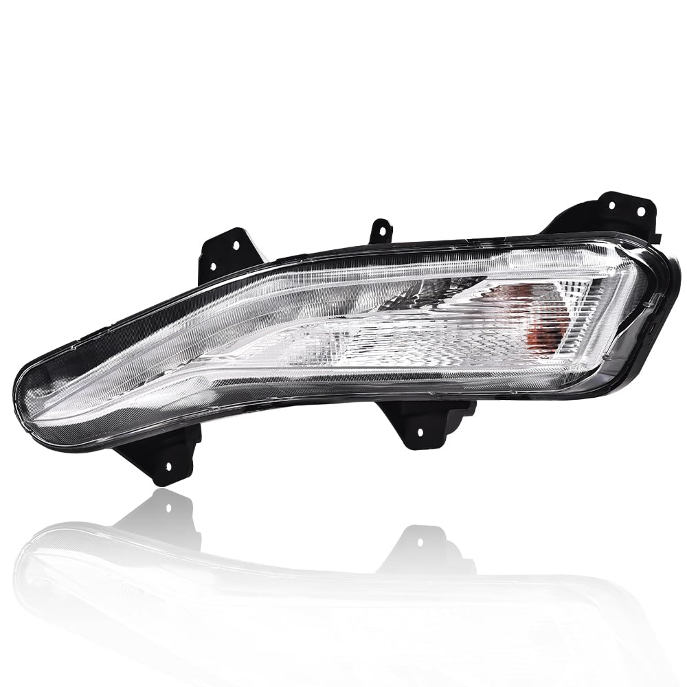 ALLGOOD Fog Light w/Bulbs Compatible with 2019 2020 2021 2022 Chevy Malibu Bumper Turn Signal Lights w/LED DRL Fog Lamps Pair Dr