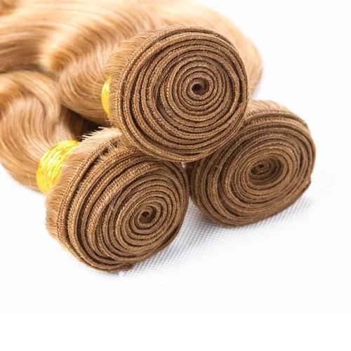 Giginger Brazilian Human Hair Bundles 20 22 24 Inch Honey Brown 27 Color Body Wave Bundles Human Hair Unprocessed Virgin Quick Weave Hair for Black Women