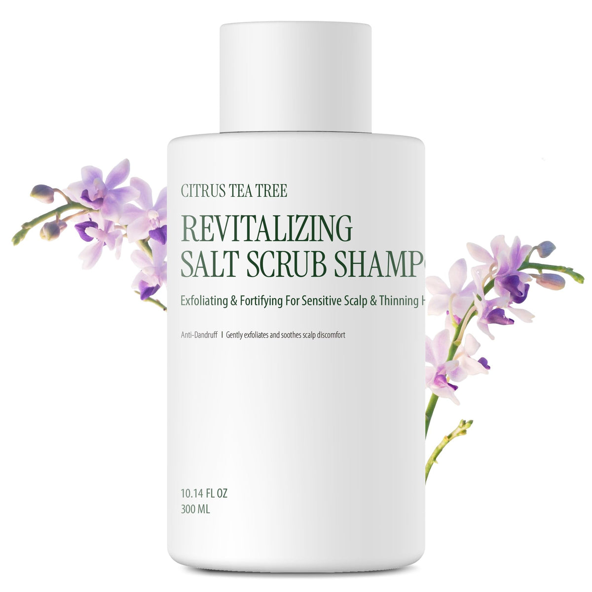 CURLYSHYLL Revitalizing Salt Scrub Shampoo for Oily Scalp & Buildup, 300ml