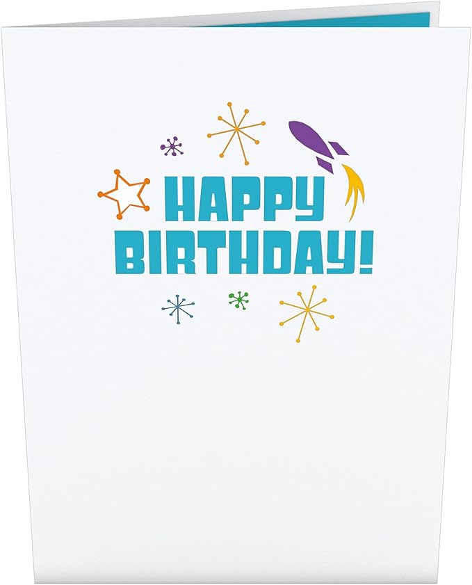 Lovepop Happy Birthday Pop-Up Card for Her and Him- 3D Disney Birthday Greeting Cards for Boys, Girls, Men, Women - Toy Story - 5" x 7" Woody and Buzz Card - Blank Note Card & Envelope Included