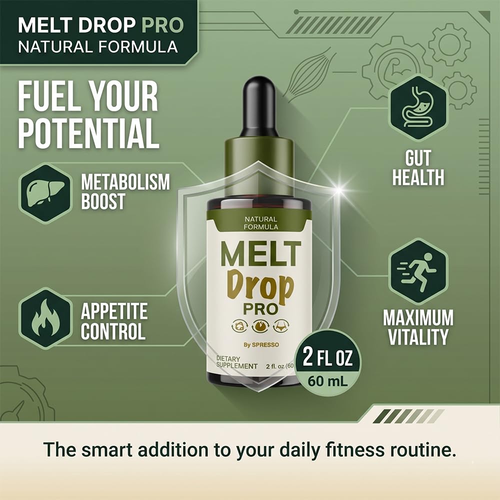 (2 Pack) Melt Drops Pro, Official MeltDrops Pro Liquid Supplement Dropppers with Premium Ingredients, Advanced Formula Loss Support for Overall Health & Wellness Reviews (4oz/120ml)