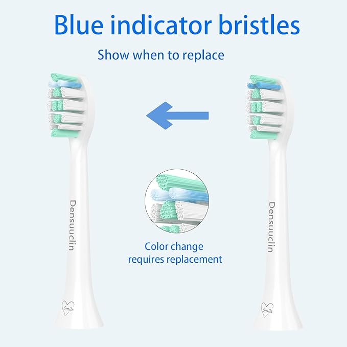 Replacement Toothbrush Heads for Philips Sonicare Replacement Heads, Replacement Brush Head Compatible with Phillips Sonicare Electric Toothbrush, 6 Pack