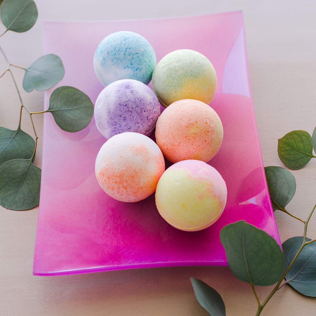 Bath Bombs Luxury Gifts Set for Women, Aromatherapy 4 oz Bubble Bath Bombs, Natural Bath Bombs for Relaxation and Stress Relief, Birthday Gifts, Calming Spa Essentials, Perfect Bath Gifts by rengöra