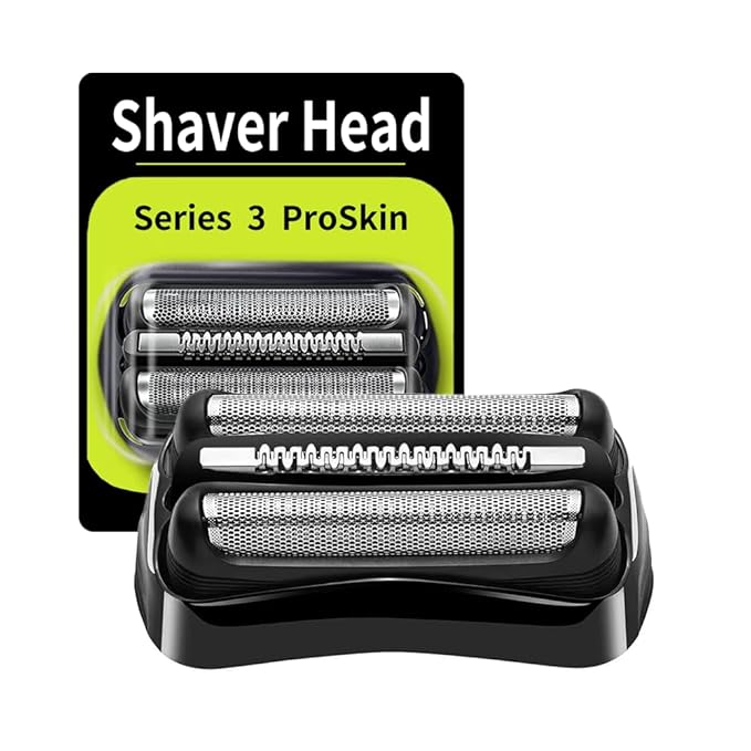 21B Series 3 Electric Shaver Replacement Head Compatible with Braun Series 3 Foil Shaver Replacement Heads 21b 3010s, 3040s,5409,etc for Braun Part 21b