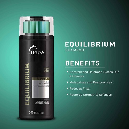 TRUSS Equilibrium Shampoo and Conditioner Set Bundle