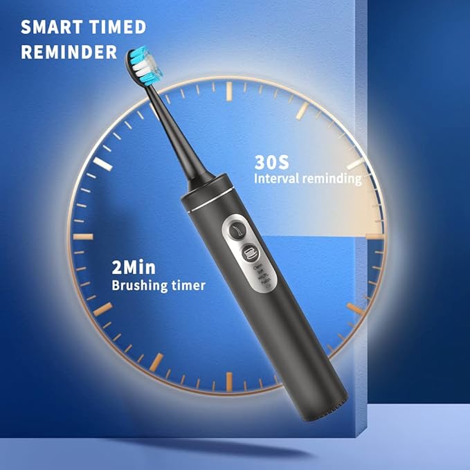 Electric Toothbrush with Water Flosser, 3 in 1 Electric Toothbrush with 4 Modes, Toothbrush and Water Flosser Combo for Adults, Water Flosser Portable for Travel and Home