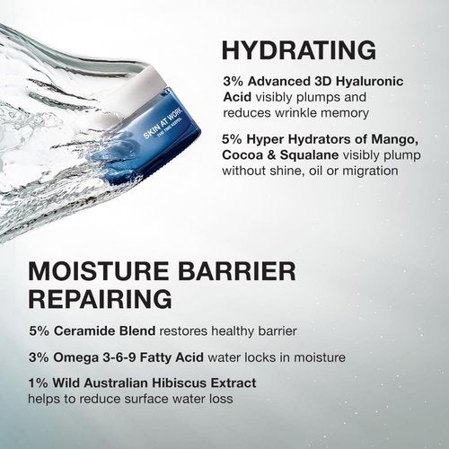 SKIN AT WORK Time Keeper 5-in-1 Peptide Firming Night Cream, 5% Tranexamic Acid, Ceramides for Face, Neck, Eyes, All-In-One Step Serum + Moisturizer