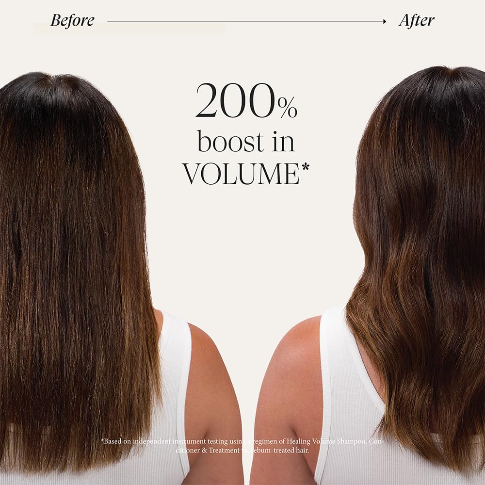 L'ANZA Healing Volume Thickening Shampoo, Boosts Shine, Volume, and Thickness of Fine Flat Hair, Hair Thickening Shampoo Rich With Bamboo and Keratin, Luxury Hair Care (10.1 Fl Oz)