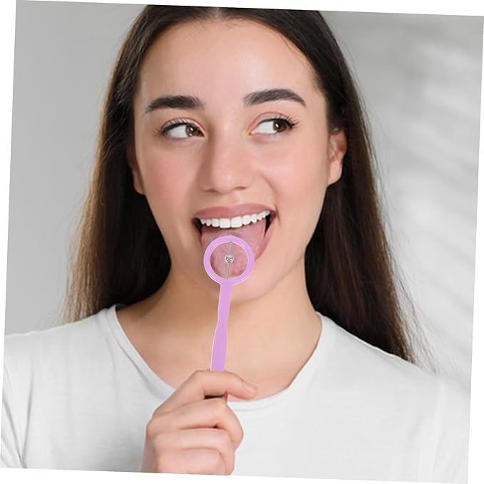SAFIGLE Boys and Girls Oral Muscle Training Tool Tongue Tip Strengthening Exerciser Portable Speech Rehabilitation Training Device for Language Improvement