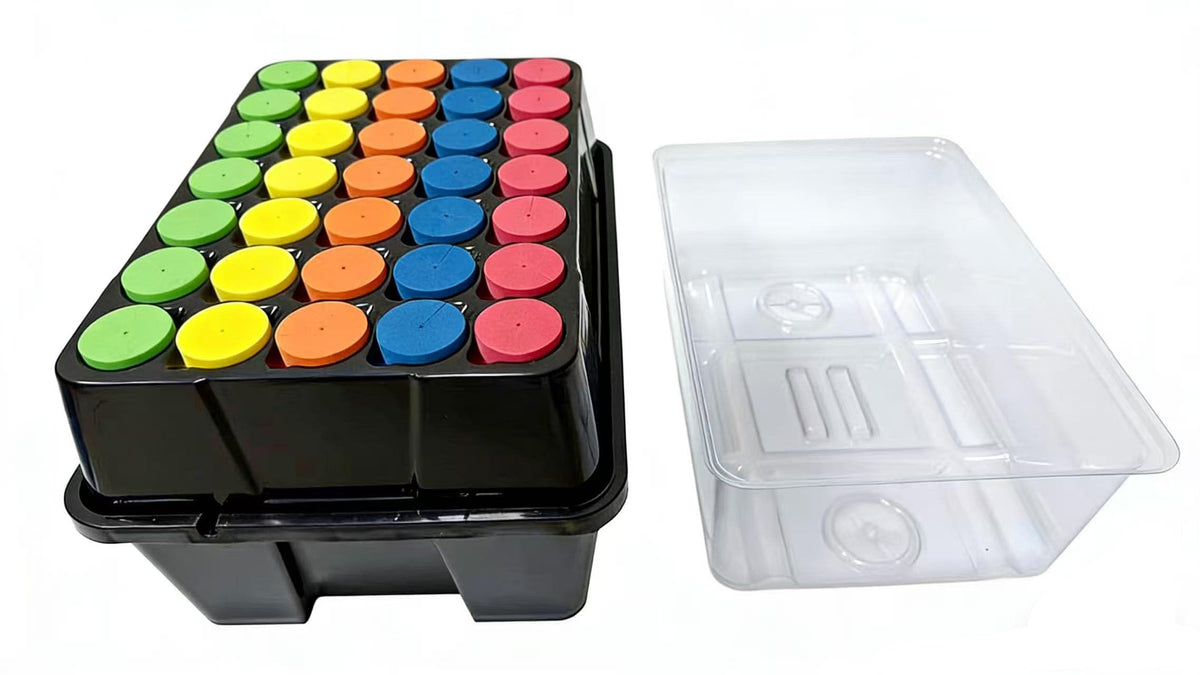 Aeroponic Cloner Machine, Cloning Machine 35 Site for Cutting Rooting Germination Kit Using 1.625 inch Neoprene Clone Inserts