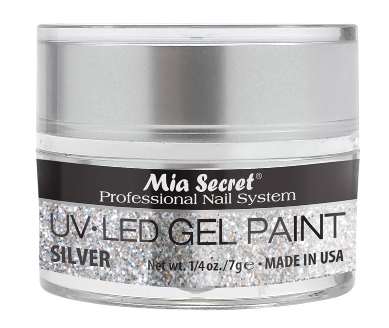 Mia Secret Professional Nail System UV/LED Gel Paint - 5 grams (Silver)