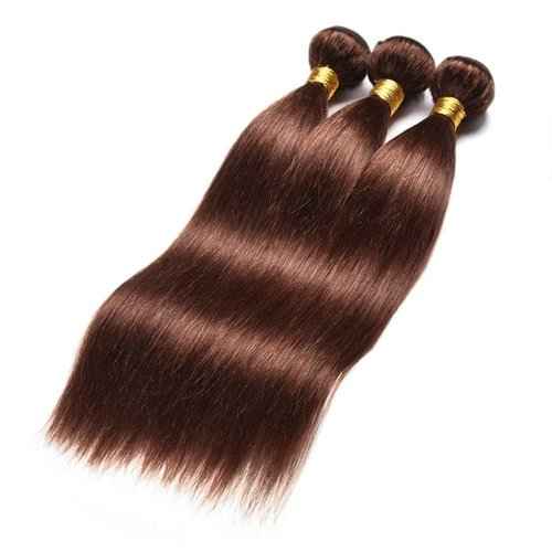 Condescension Human Hair Bundles 20 22 24 Inch Color 4 Straight Wave Human Hair Bundles Unprocessed Brazilian Virgin Hair for Black Women