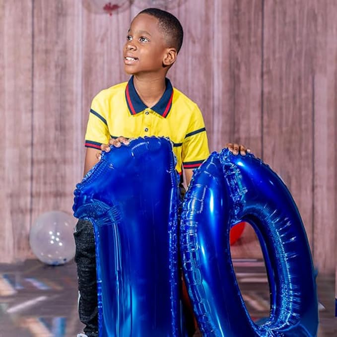 40 inch Navy Blue Number Balloon Dark Blue 9 Balloons Giant Foil Helium Balloons Blue Number 9 Balloon for 9th Birthday Party Decorations