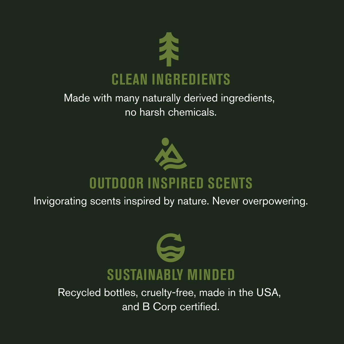 Every Man Jack Men’s Antiperspirant Deodorant Variety Pack – New & Improved Formula – Outdoor Inspired Scents - 48-Hour Odor & Sweat Defense– 2.6 oz (3 Pack)
